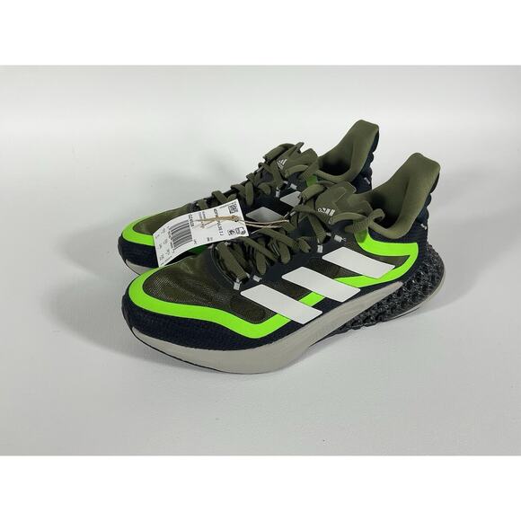 Adidas Mens 4DFWD Pulse 2 J Running Size 6 Black/ Green GZ4928 - Picture 1 of 9
